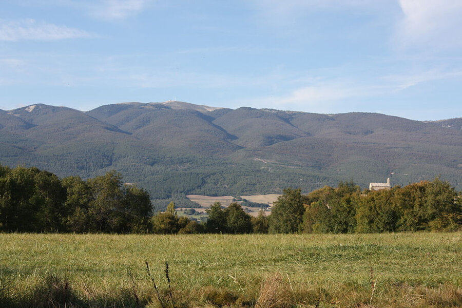 Montagne de Lure © Forcalquier via Wikimedia Commons - Licence Creative Commons