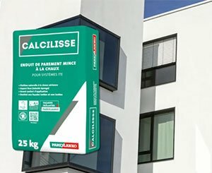 Thin cladding coating with air lime - Calcilisse