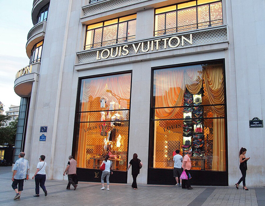 Magasin Louis Vuitton, Paris © zoetnet via Wikimedia Commons - Licence Creative Commons