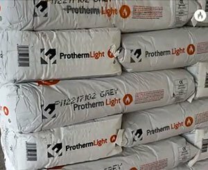 Protherm Light : Enduit pour la protection passive au feu des bâtiments en acier, béton et brique