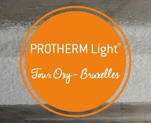 Protherm Light sur la Tour OXY de Bruxelles