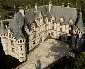 Explore Azay-le-Rideau Castle in 3D