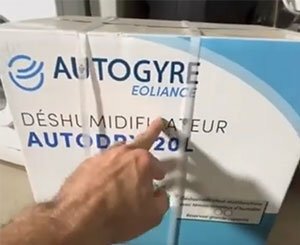 Autodry 20L dehumidifier
