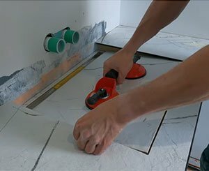 Create a tiled sink plan with Schlüter-KERDI-BOARD-W