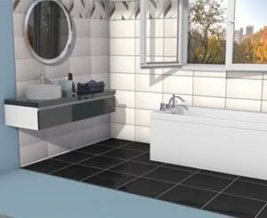 How to tile your bathroom or powder room in 4 steps?
