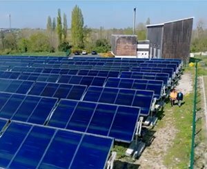 Solar thermal power plant for the town of Pons in Charente-Maritime