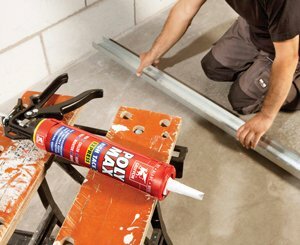 Renovate without drilling with Poly Max High Tack Express