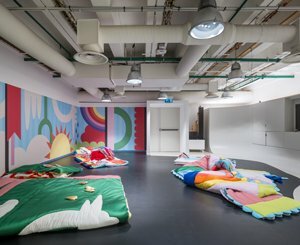 The children's workshop at the Center Pompidou switches to LEDs while preserving its historic heritage lighting fixtures