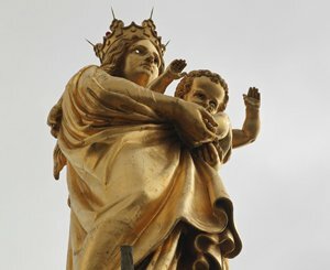 The Marseille statue of the “Good Mother” will be re-gilded, like every 30 years