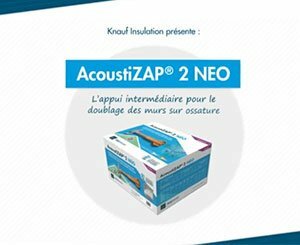 AcoustiZAP®2 NEO - Appui intermédiaire isolation intérieur