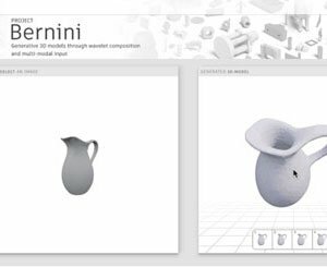 Autodesk dévoile le projet de recherche Bernini pour la création de formes 3D grâce à l’IA générative