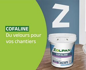 Cofaline, la peinture velours à 98% d'opacité en 1 couche