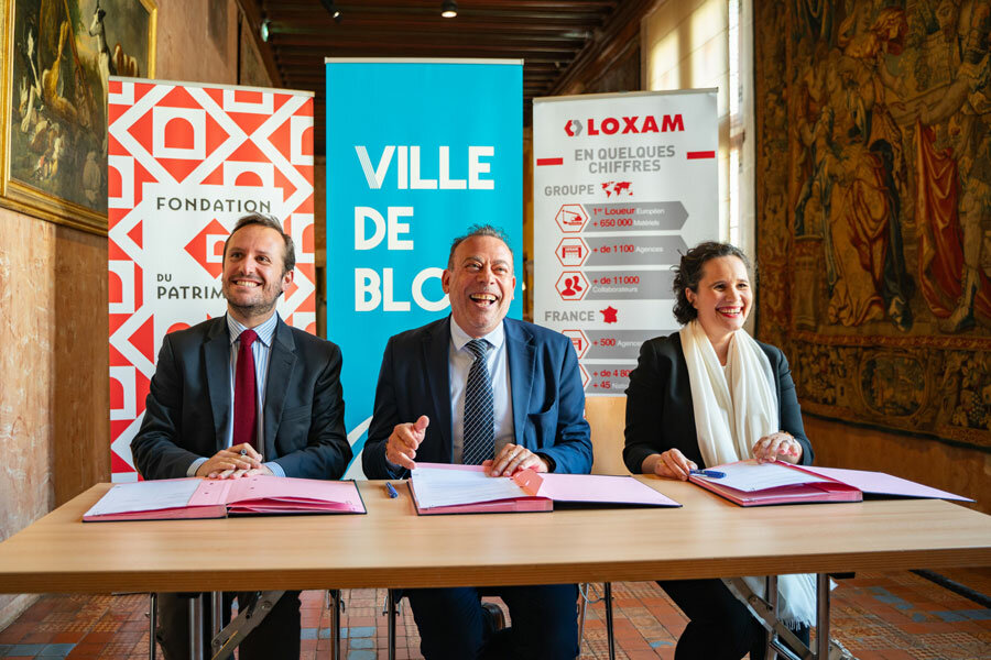 Signature de la convention de mécénat à Blois © Ville de Blois – Deepha Photographie