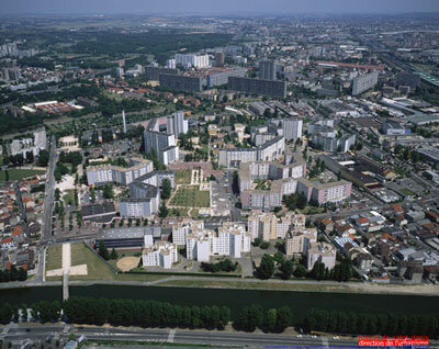 Cité des Francs Moisins à Saint-Denis (93) © Olivier2000 via Wikimedia Commons – Licence Creative Commons