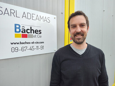 Romain Batteux, directeur général de Bâches et cie © Bâches et cie