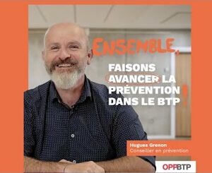 Hugues Grenon, conseiller en prévention à l'OPPBTP