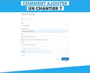 Comment ajouter un chantier sur Obat, le logiciel de gestion d'entreprise du bâtiment