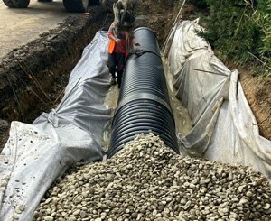 Les drains Ecodren de Polieco France contribuent à la réalisation d'une piste cyclable écoresponsable à Muret (31)