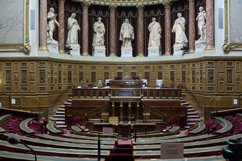 Amphithéâtre de la chambre du Sénat © Jackintosh via Wikimedia Commons - Licence Creative Commons