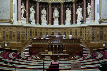 Amphithéâtre de la chambre du Sénat © Jackintosh via Wikimedia Commons - Licence Creative Commons