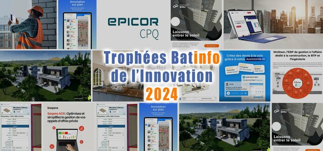 Trophées Batinfo de l'Innovation 2024 : les nouveautés sélectionnées dans la catégorie "Logiciel et appli"