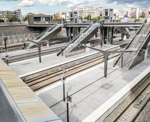 La gare de Nanterre-la-Folie, conçue par Arcadis, fait le plein de voyageurs