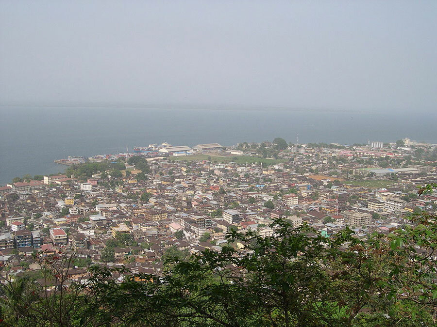 Freetown, capitale du Sierra Leone © mifl68 via Wikimedia Commons - Licence Creative Commons