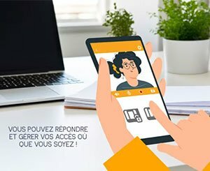 Le visiophone Extel Digital Connect à lecteur d'empreintes digitales qu’il vous faut !