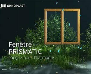 Fenêtre Prismatic Oknoplast : design épuré, isolation & luminosité