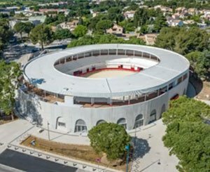 Les Arènes du Crès : un chantier d'étanchéité liquide signé Soprema Entreprises Montpellier