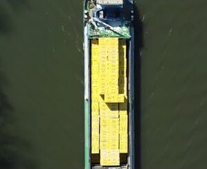 Béton cellulaire livré par péniche : Xella évite 400 camions et 500 t de CO₂