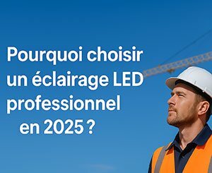 Pourquoi choisir un éclairage LED professionnel en 2025 ?