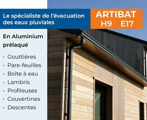 Araltec, expert en gestion des eaux pluviales et solutions aluminium innovantes, exposera ses nouveautés à Artibat