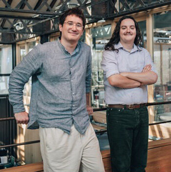 Co-fondateurs de Chat3D (de gauche à droite) : Félix Balmonet et Glenn Avezoux © Chat3D