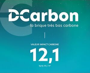 D-Carbon, la brique très bas carbone Biobric