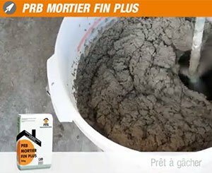 Découvrez le PRB Mortier Fin Plus : la solution polyvalente !