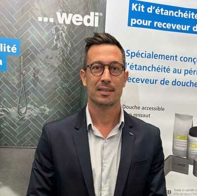 Arthur Abad, directeur commercial wedi France © wedi France