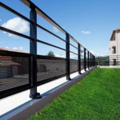 Garde-corps en aluminium pour balcon et toiture-terrasse accessible