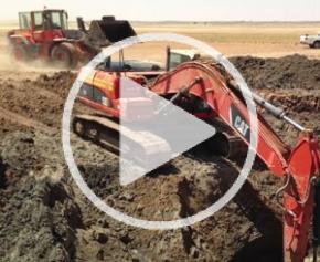 Un chantier extrême dans le Sahara
