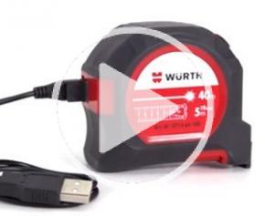 Mesure roulante avec le télémètre laser Würth