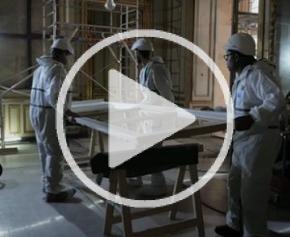 Hôtel de la Marine: carpentry restoration operation
