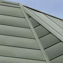 Colored veined zinc for roofs, facades and rainwater drainage