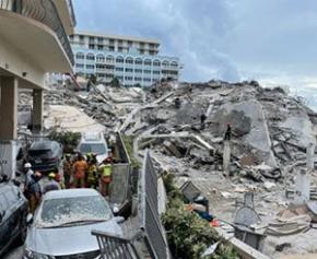 Des "dommages structurels majeurs" relevés dès 2018 sur l'immeuble effondré...