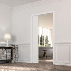 Frame for interior sliding door