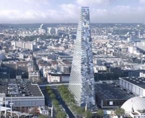 Unibail's signature for the construction of the expected Triangle Tower ...