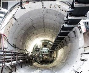 Line 15 South tunnel dug for the Grand Paris Metro