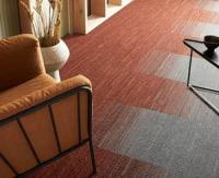 Woven Gradience, Interface's new flooring collection that celebrates color