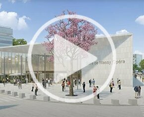 The future Massy Opéra station