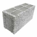 Insulating concrete block for collective housing