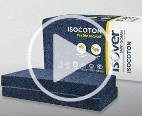 Isocoton, biosourced insulation made from recycled textiles